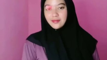 Kenakalan NANA Hijab Live Buka Payudara